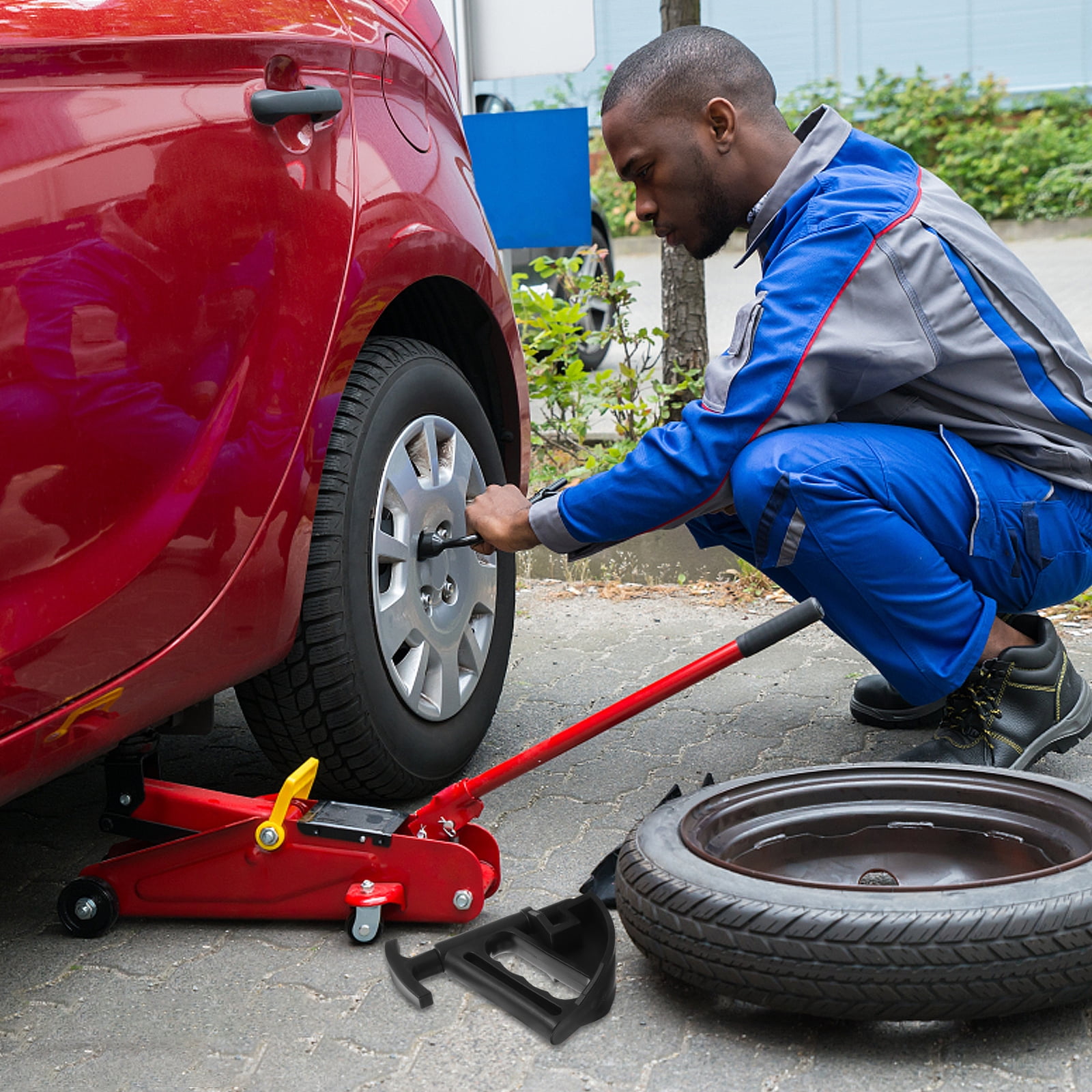 DIAEDGE 2pcs Tire Changer Tool Tire Bead Clamp Universal Wheel Disassembling Tool Manual Tire Changer Wheel Changing Helper Car Supplies