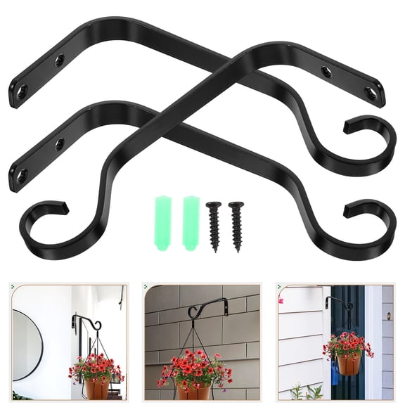 3 Sets of Planter Hanging Rack Decorative Planter Hanger Hanging Plant Bracket Planter Hook