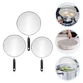 thumbnail image 1 of HEMOTON HOMEMAXS 3pcs Fine Mesh Grease Oil Splatter Guard with Handle Stainless Steel Screen Guard, 1 of 6