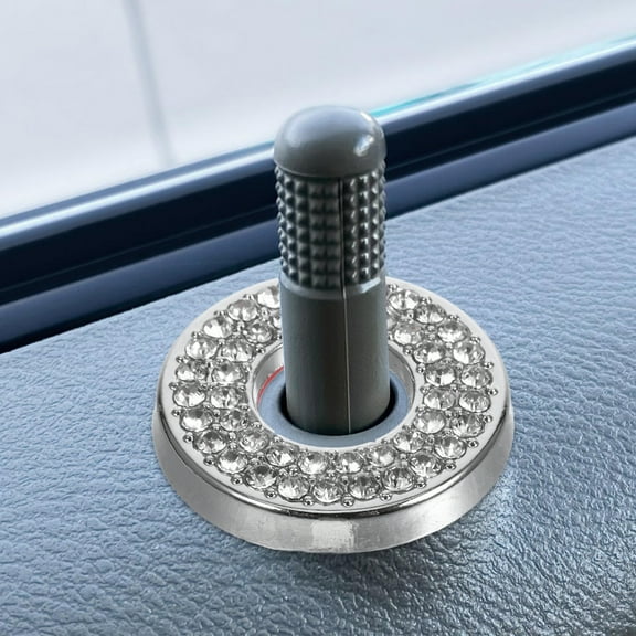 SOPOTUTU Sopotutu Automotive Door Lock Pin Covers Silver Stylish Interior Car Decor