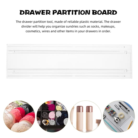 HEMOTON 4-Pack Telescopic Drawer Dividers for Home Organization and Storage Solutions