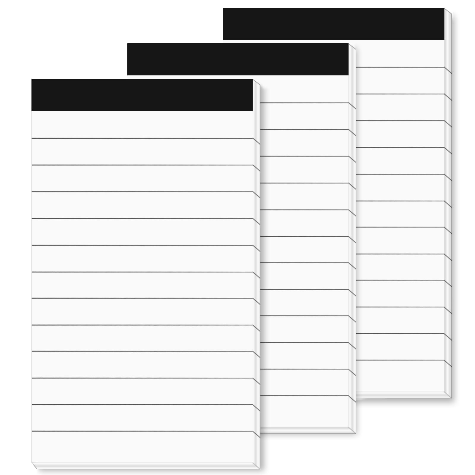 DIAEDGE 6 Pcs Note Pads Small Lined Writing Memo Pads Refills Writing ...