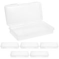 thumbnail image 1 of SOPOTUTU Pencil Box for Storage Pencil Box Transparent Plastic 6Set Students, 1 of 6