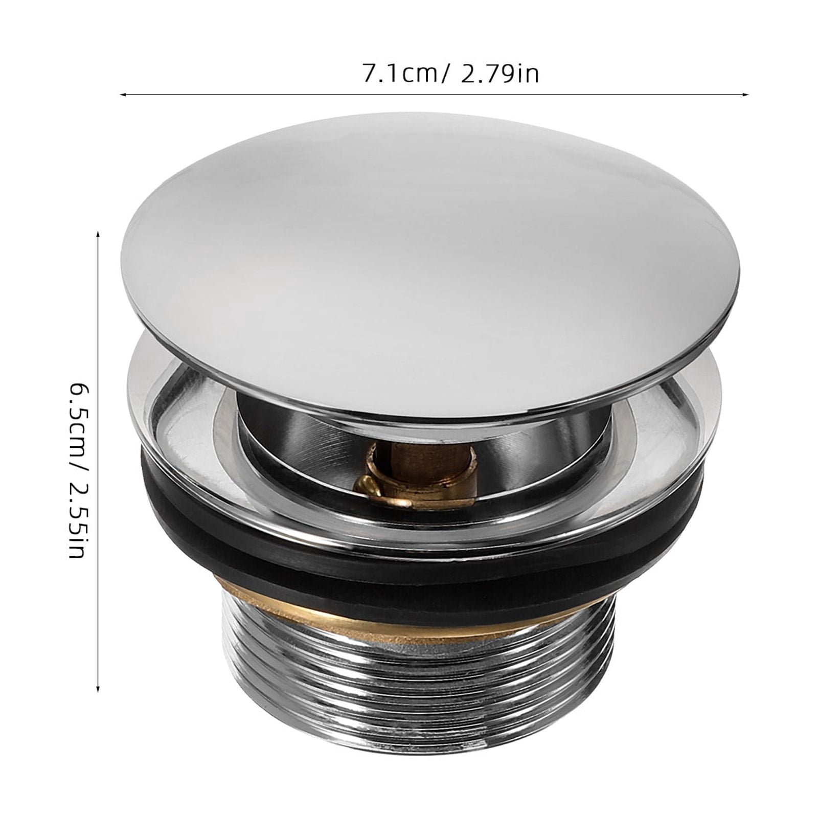 DIAEDGE Bath Tub Drain Filter Bathtub Drain Stopper Replacement ...