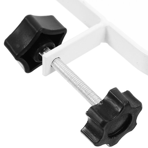 HEMOTON White Iron Desk Hook for Hanging Bags and Purse Sturdy Design Nodrill 4.72 inches