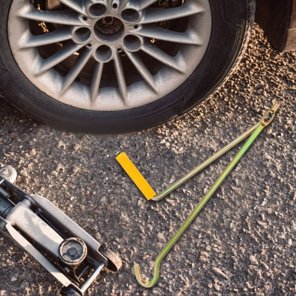 SOPOTUTU trailer jack handle Jack Crank Handle Iron Easy Storage Vehicle Maintenance 1Pack