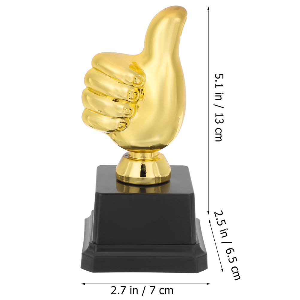 Minitroféus Thumbs Up - 30 Peças, 2x2 Cm, Prêmios Divertidos Para Presentes E Reconhecimento