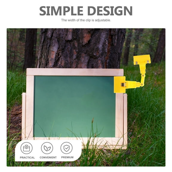 HEMOTON Masteelf Useful 1 Set Drawing Board Clip Sketch Clamp Plastic Copy Holder Art Supply