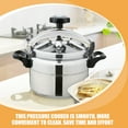 thumbnail image 1 of RENACLIPY High Capacity Aluminum Pressure Cooker Non-Stick Pot Easy to Clean Stovetop Cooking Pot for Home Kitchen Use, 1 of 6