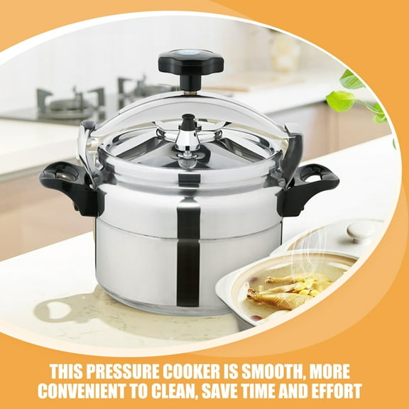 RENACLIPY High Capacity Aluminum Pressure Cooker Non-Stick Pot Easy to Clean Stovetop Cooking Pot for Home Kitchen Use