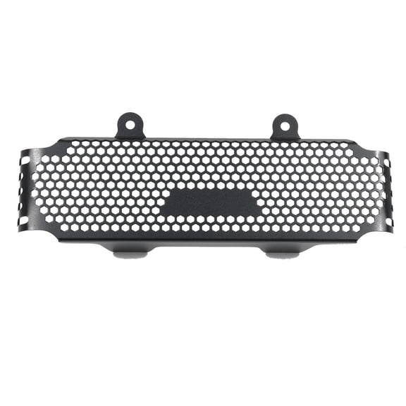 SOPOTUTU Black Aluminum Radiator Grille Guard Protector 10.3 x 3.73 x 1.65 Inches 1 Piece Car Accessory