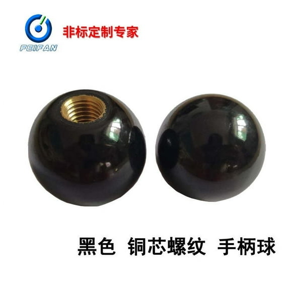 Universal Knob for Joystick Gear Shift Threaded Top Handle for Arcade Machines Replacement Controller Accessories Plastic Copper Round Cover
