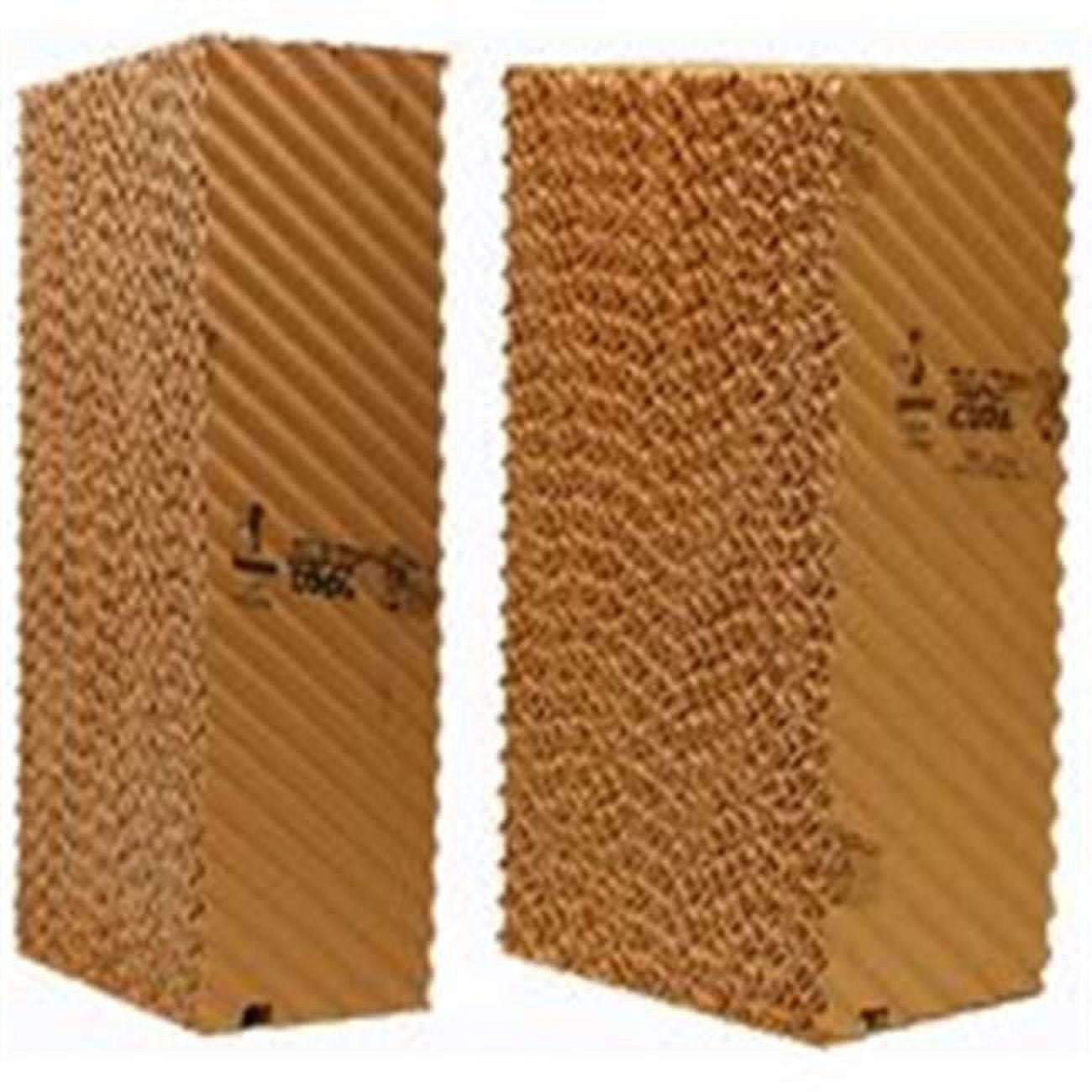 DIAL 3439 Filter Media, Rigid, Cellulose, For: AeroCool 8 in 6800 cfm Grooved Single Inlet Cooler Brown
