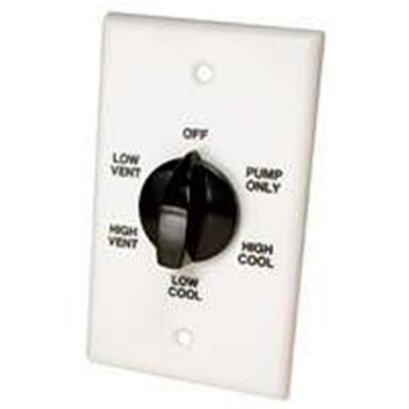 DIAL MFG 7112 2 Speed Wall Switch - White 10.19 x 7.94 x 6.19 in.<BR>