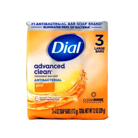 Dial Daily Use Bath Soap Gold Scent 4 oz, 3 Bars