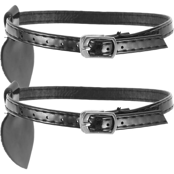 FUEENIRVA 1Pair Convenient Black Heel Straps for Shoes Detachable Elastic Anti Loose High Heel Strap