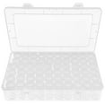 thumbnail image 1 of FUEENIRVA Clear Plastic Seed Organizer Box with Stickers, Multi-Use Storage Container for Food, Craft Supplies, and Small Items, 1 of 8
