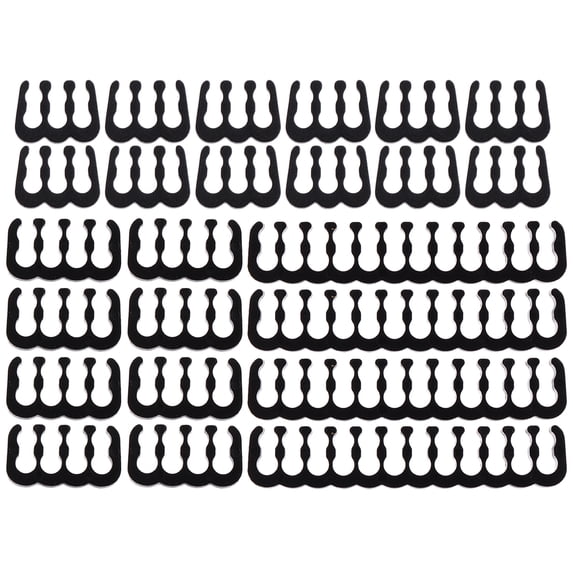 FUEENIRVA 24Pcs Cable Organizer Comb for GPU and Motherboard Black Sturdy Lasting Use