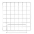 thumbnail image 1 of FUEENIRVA Dially 2pcs White Metal Grid Frame Photo Hanging Craft Show Display Rack, 1 of 8