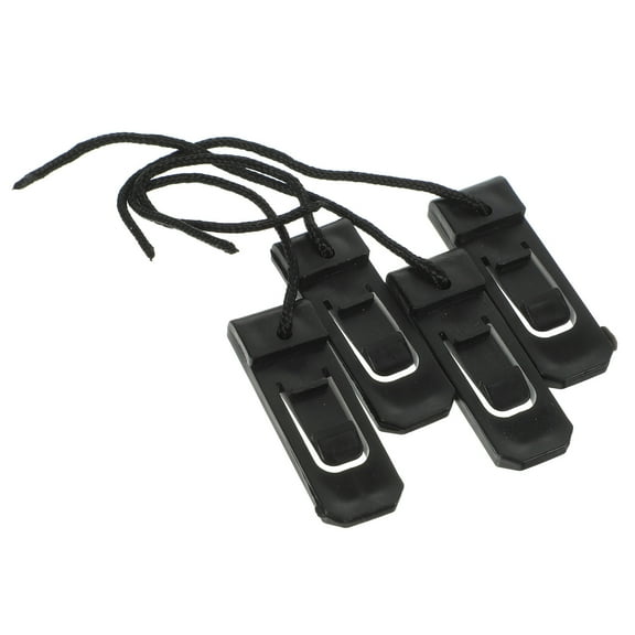 FUEENIRVA Surfboard Fin Splitter Black Nylon 4pcs