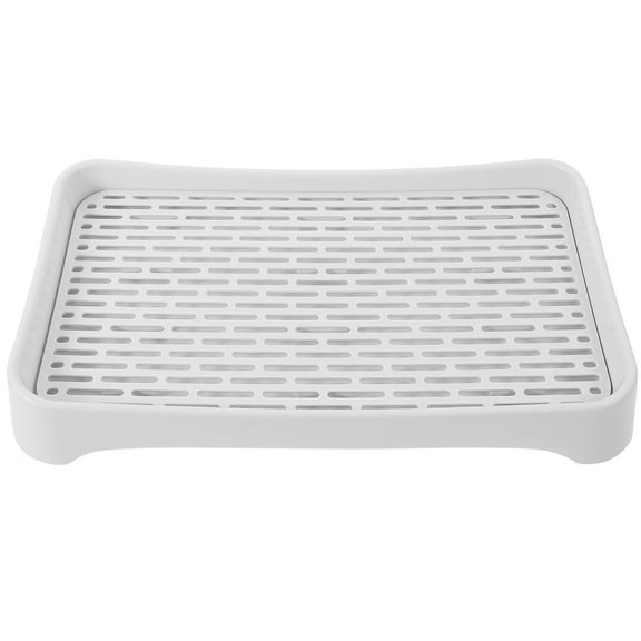 FUEENIRVA Draining Board Tray Draining Tray Plastic White 1Set