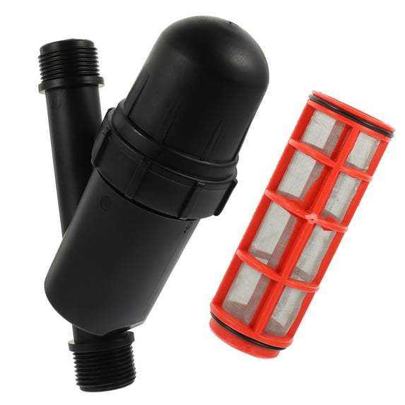 FUEENIRVA drip irrigation filter system Y Shape Black Plastic 1 Set