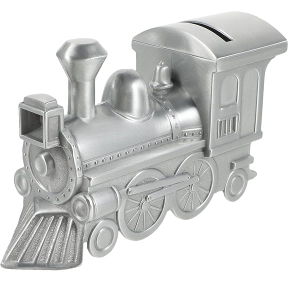 FUEENIRVA Metal Steam Train Bank Decorative Money Saving Pot Box for Home and Office