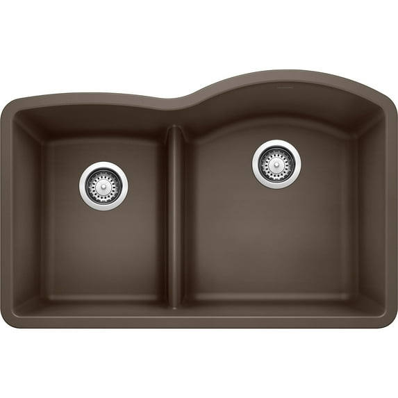 DIAMOND 1.75 Low Divide Undermount Reverse - Cafe Brown