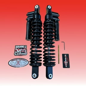 DIAMOND+ 320mm (12.5") Machined Rear Shocks for Honda CB, CM, VTX, and More!