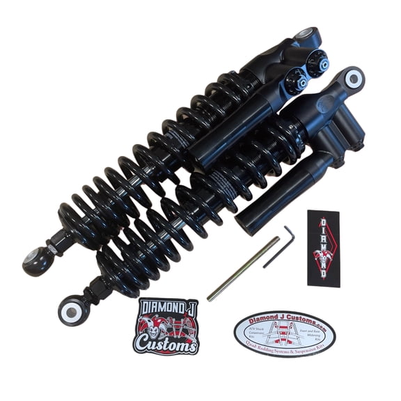 DIAMOND 400mm Adjustable Shocks w/Reservoirs - Yamaha YFZ 450, Raptor 700R, 660R