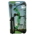 thumbnail image 1 of DIAMOND ARCHERY Youth Atomic Left Hand 29lb Neon Green Compound Bow (B13508), 1 of 7