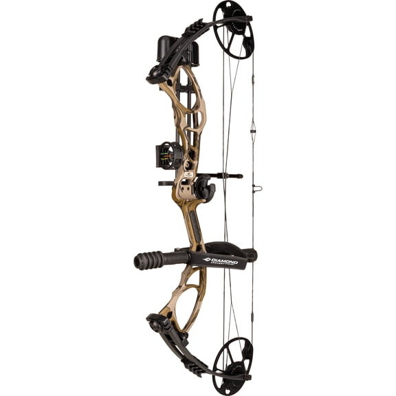 DIAMOND ARCHERY Edge XT RH Mossy Oak Bottomland Compound Bow With Package (A14807)