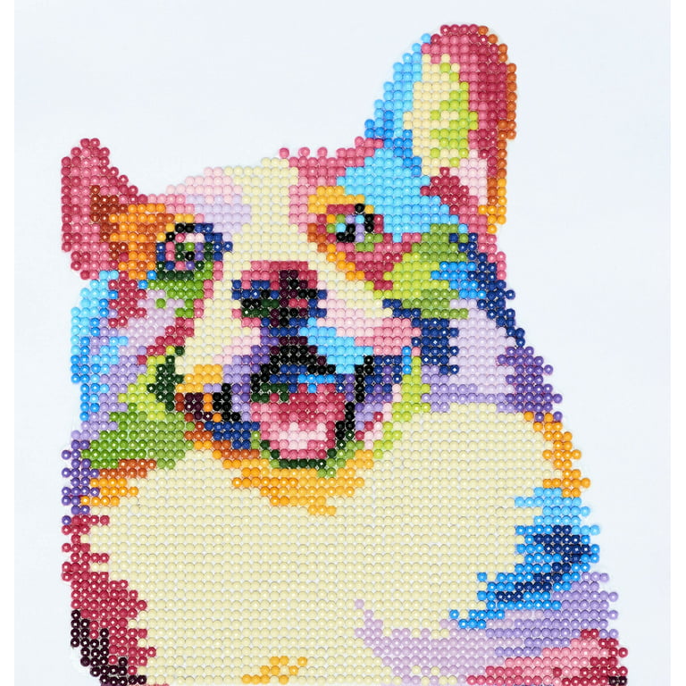 Diamond Painting Pet Dog Cute Butterfly Design Embroidery Portrait House  Display