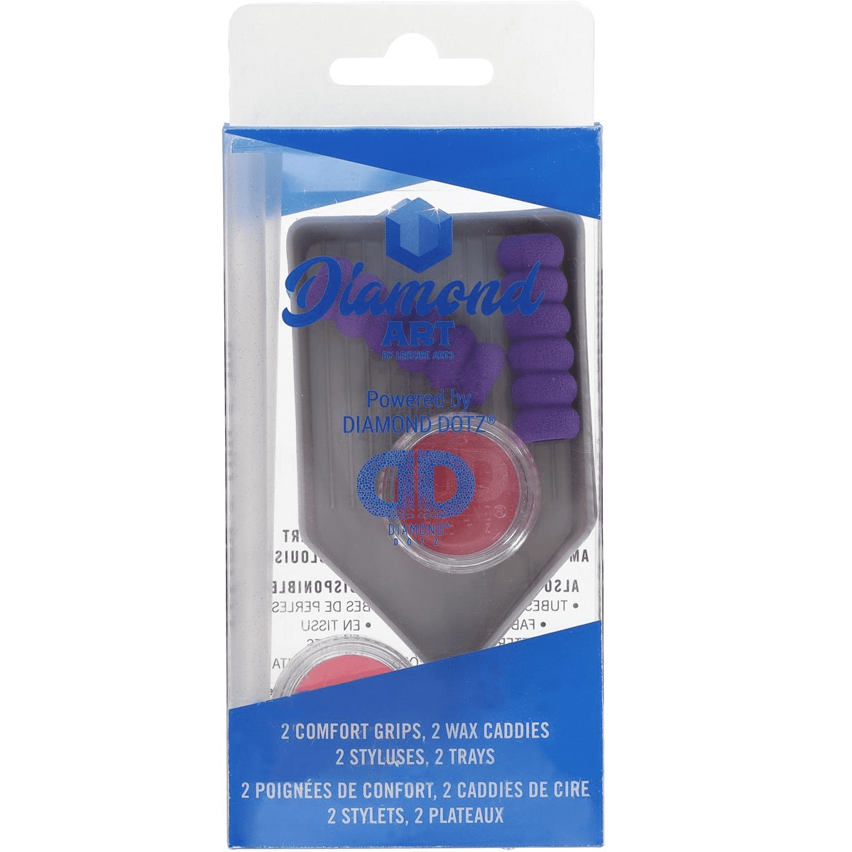 DIAMOND ART BY LEISURE ARTS Diamond Painting, Accessory Kit 2pk