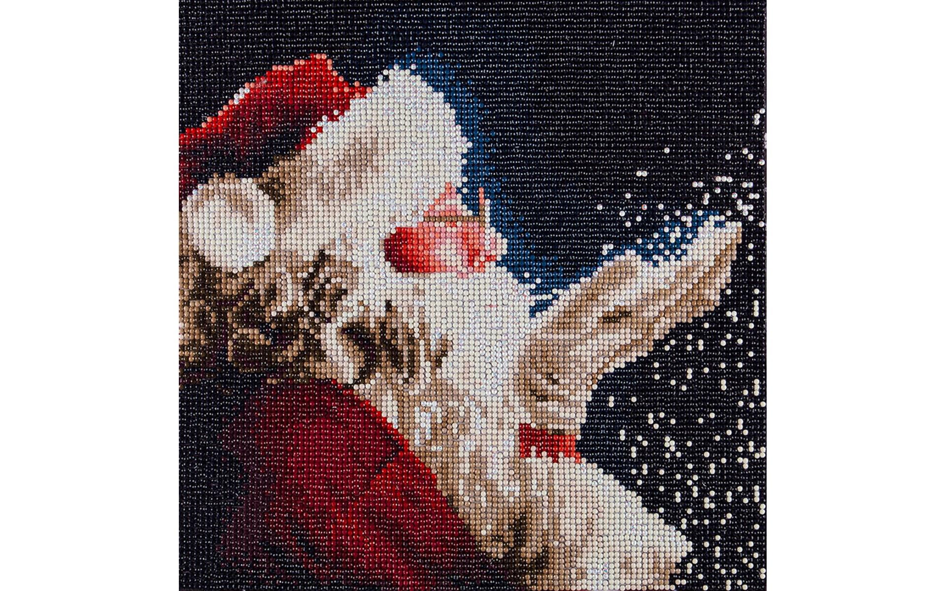 Diamond Art By Leisure Arts Holiday Santa, 12"X12", Intermediate Diamond Painting Kits For Adults, Art For Adults, Kit, Painting