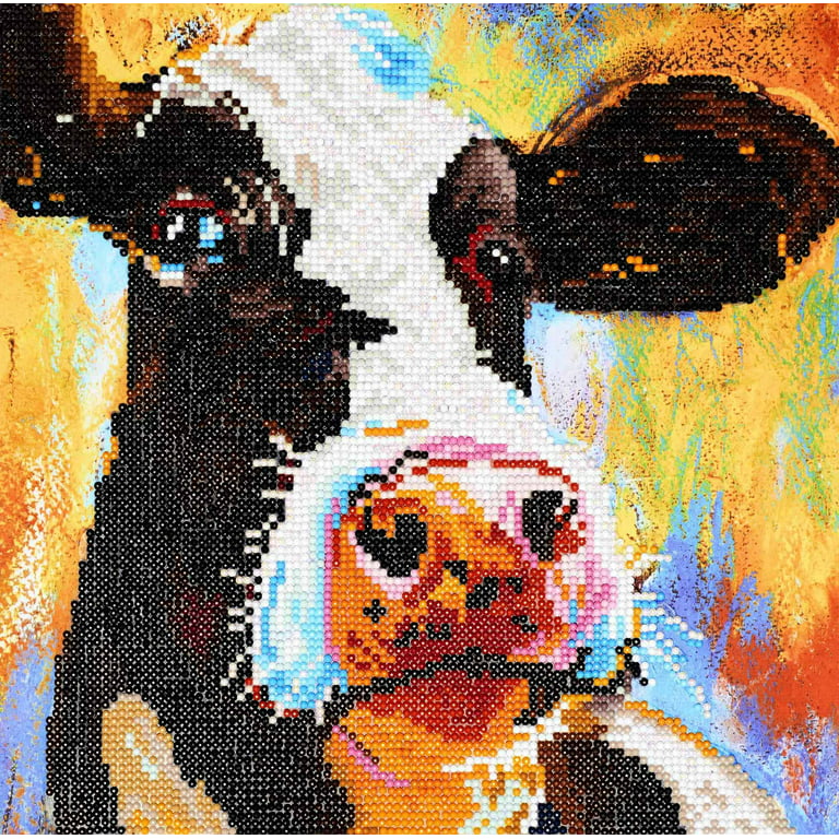 Diamond Painting Kits- Cow Diamond Art for Adults Kids Beginners,5D Diamond  Painting for Gift Home Wall Decoe 12x18 inch