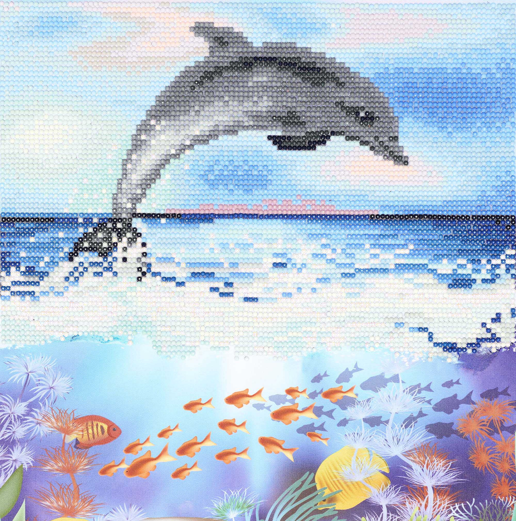 Sea Dolphins and Fish 5D Diamond Painting 