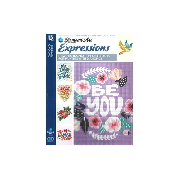 Diamond Art By Leisure Arts Expressions Painting Chart And Idea Diamond Dotting Book