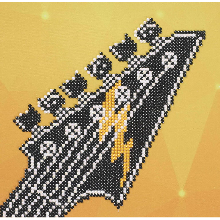 Diamond Art Kit 8x 8 Sparkle Beginner Guitar Head