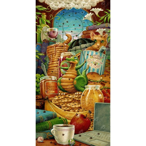 DIAMOND ART CLUB Everything's Better with Chocolate Chips On It Diamond Painting Kit