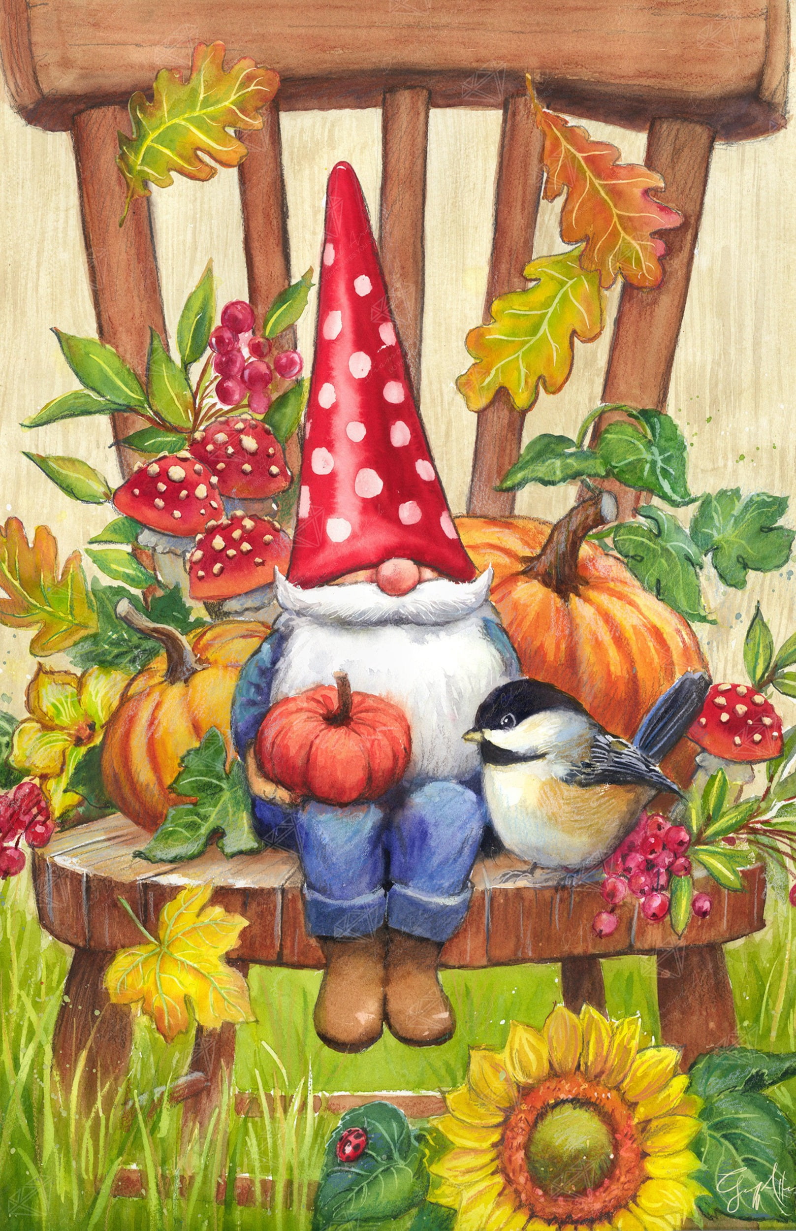 DIAMOND ART CLUB Gnome Friends Diamond Painting Kit