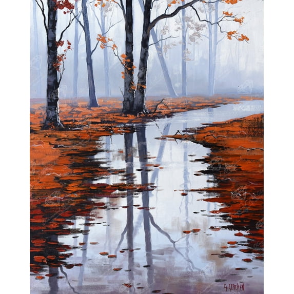 DIAMOND ART CLUB Last Autumn Days Diamond Painting Kit
