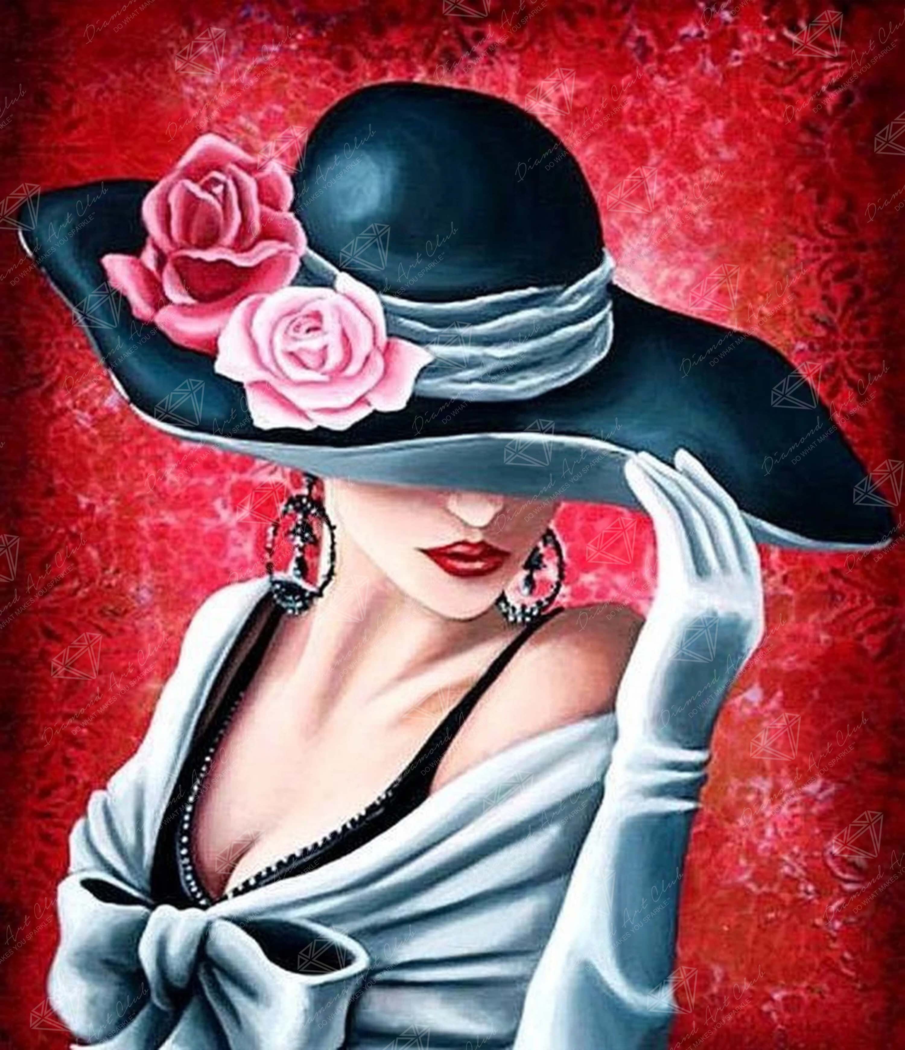 DIAMOND ART CLUB Madame Chic Diamond Painting Kit