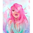 thumbnail image 1 of DIAMOND ART CLUB Pink Mermaid Diamond Painting Kit, 1 of 4