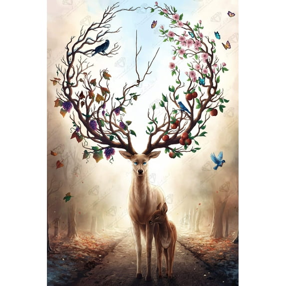 DIAMOND ART CLUB Seasons Change Diamond Painting Kit