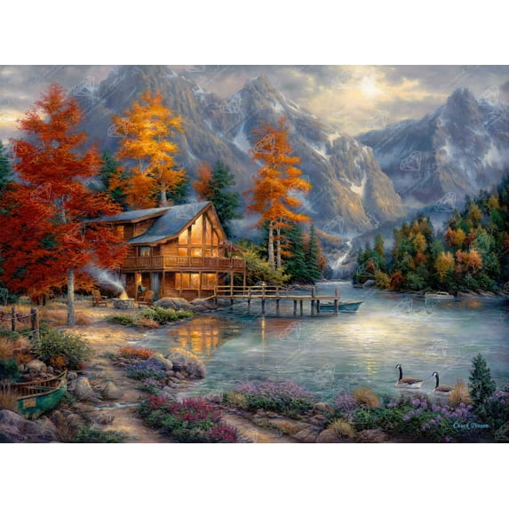 DIAMOND ART CLUB Space For Reflection Diamond Painting Kit