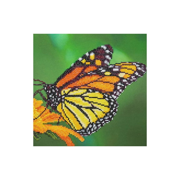 Diamond Art By Leisure Arts Diamond Painting Kits For Adults 12"X12" Intermediate Monarch, Full Drill, Art Kits, Dimond Art, For Adults, Kit