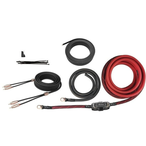 DIAMOND AUDIO HX82 2-CHANNEL 8 GAUGE AMPLIFIER INSTALLATION KIT WITH RCA INTERCONNECT AND 20 FT SPEAKER CABLE