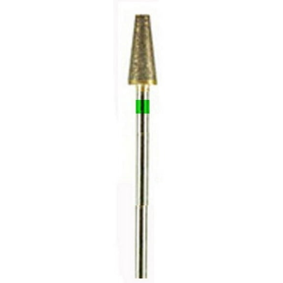 DIAMOND BUR, SINTERED, Coarse 120 grit 2.34mm mandrel(hp)Cone, flat top , 13mm x 5mm