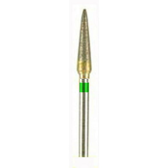 DIAMOND BUR, SINTERED, Coarse 120 grit 2.34mm mandrel(hp)Long tapered cone 9x3mm